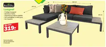 Van Cranenbroek Bois Le Duc Loungeset aanbieding