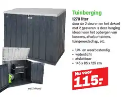 Van Cranenbroek Tuinberging 1270 liter aanbieding