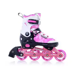 Decathlon Tempish inline skates Dasty 82A softboot roze aanbieding