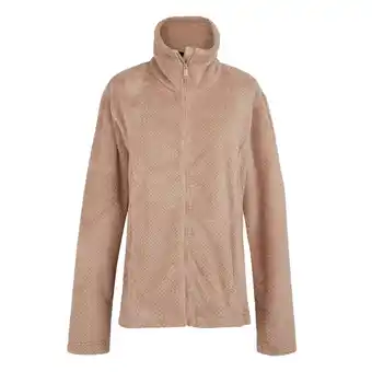 Decathlon Dames Heidy Fluffy Full Zip Fleecejack (Warm taupe) aanbieding