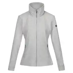 Decathlon Dames Azaelia Marl Full Zip Fleecejack (Cyberspace) aanbieding