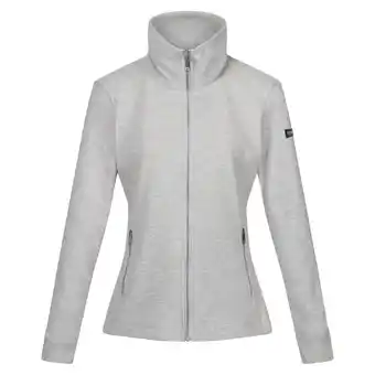 Decathlon Dames Azaelia Marl Full Zip Fleecejack (Cyberspace) aanbieding