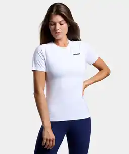 Decathlon Organische Tennis/Padel T-shirt Dames Wit aanbieding