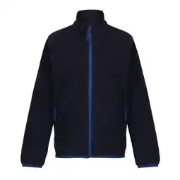 Decathlon Kinder/Kids Microfleece Full Zip Fleecejack (Marine) aanbieding