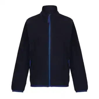 Decathlon Kinder/Kids Microfleece Full Zip Fleecejack (Marine) aanbieding