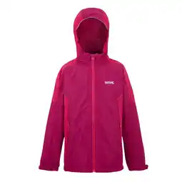 Decathlon Hurdle V Waterdichte Jas voor kinderen (Bessenroze/roze toverdrank) aanbieding