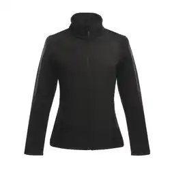 Decathlon Dames Professional Octagon II Waterdichte Softshell Jas (Zwart/Zwart) aanbieding