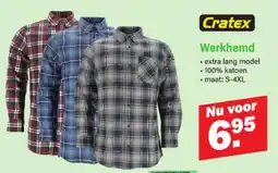 Van Cranenbroek Cratex Werkhemd aanbieding