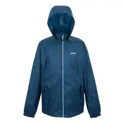 Decathlon Heren Lyle IV Waterdicht Kappenjasje (Maanlicht Denim/Tangerine Tango) aanbieding