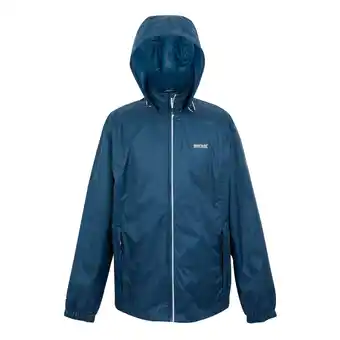 Decathlon Heren Lyle IV Waterdicht Kappenjasje (Maanlicht Denim/Tangerine Tango) aanbieding