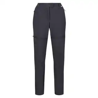 Decathlon Dames Mountain afritsbroek (Afdichting Grijs) aanbieding