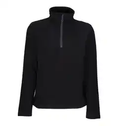 Decathlon Heren Eerlijk Gemaakt Gerecycleerde Half Rits Fleece (Zwart) aanbieding