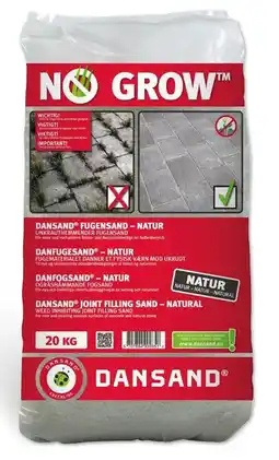 Hubo Hard onkruidwerend voegzand "dansand no grow" aanbieding