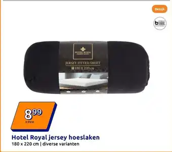 Action Hotel royal jersey hoeslaken aanbieding