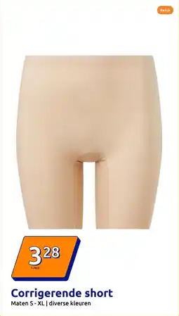 Action Corrigerende short aanbieding