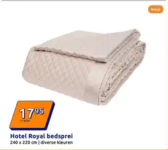 Action Hotel royal bedsprei aanbieding