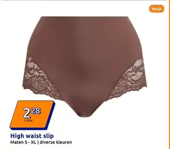 Action High waist slip aanbieding