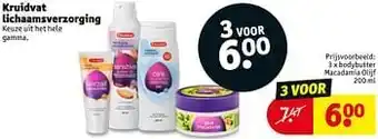 Kruidvat lichaamsverzorging x bodybutter macadamia olijf