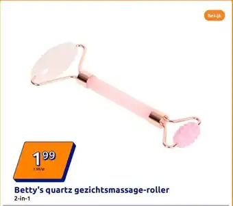 Action Betty's quartz gezichtsmassage roller aanbieding