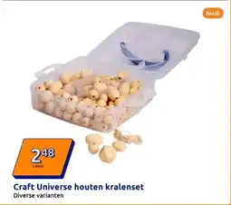 Action Craft universe houten kralenset aanbieding