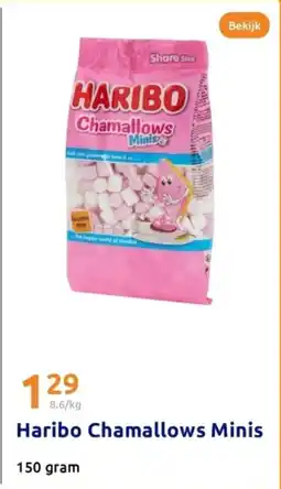 Action Haribo chamallows minis aanbieding