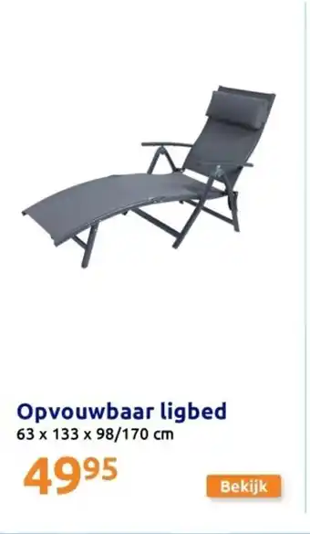 Action Opvouwbaar ligbed aanbieding