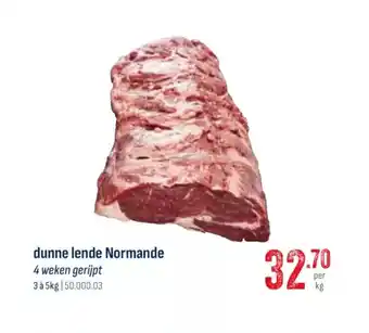 Horeca totaal Dunne lende normande aanbieding