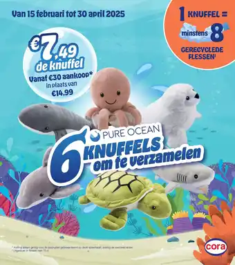 Cora PURE OCEAN 6 KNUFFELS om te verzamelen aanbieding