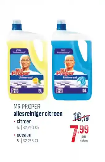 Horeca totaal Mr proper allesreiniger aanbieding