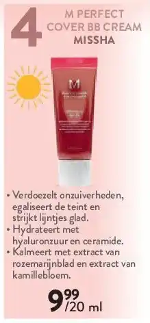 Di M PERFECT COVER BB CREAM MISSHA aanbieding