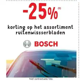 Cora korting op het assortiment ruitenwissserbladen aanbieding