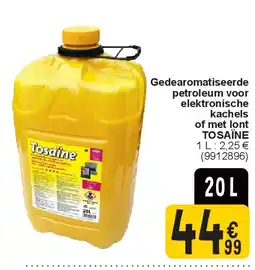 Cora Gedearomatiseerde petroleum voor elektronische kachels of met lont TOSAÏNE aanbieding