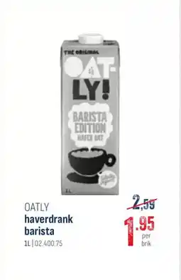 Horeca totaal Oatly haverdrank barista aanbieding