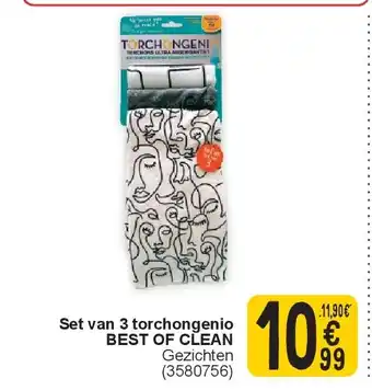 Cora Set van 3 torchongenio BEST OF CLEAN aanbieding