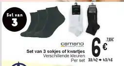 Cora Set van 3 sokjes of kwartjes aanbieding