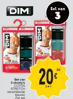 Cora Set van 3 shorty’s aanbieding