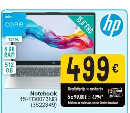 Cora Notebook 15-FD0073NB aanbieding