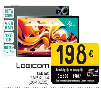 Cora Tablet TABXL14 aanbieding