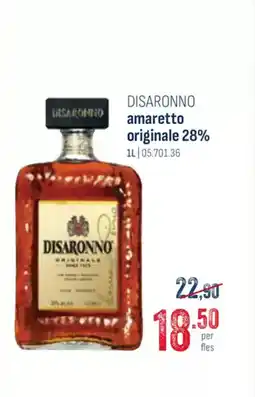 Horeca totaal Disaronno amaretto originale 28% aanbieding