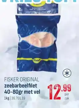 Horeca totaal Fisker original zeebarbeelfilet aanbieding