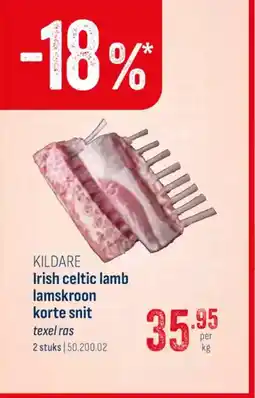 Horeca totaal Kildare irish celtic lamb lamskroon korte snit aanbieding