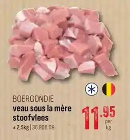 Horeca totaal Boergondie veau sous la mère stoofvlees aanbieding