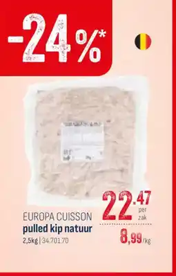 Horeca totaal Europa cuisson pulled kip natuur aanbieding