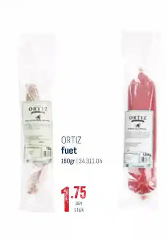 Horeca totaal Ortiz ortiz fuet aanbieding