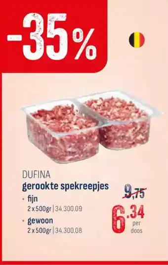 Horeca totaal Dufina gerookte spekreepjes  fijn aanbieding