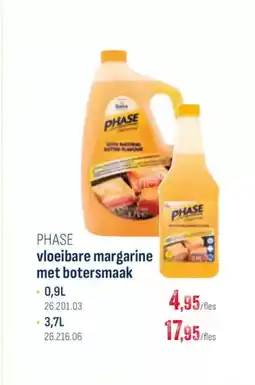 Horeca totaal Phase vloeibare margarine met botersmaak aanbieding