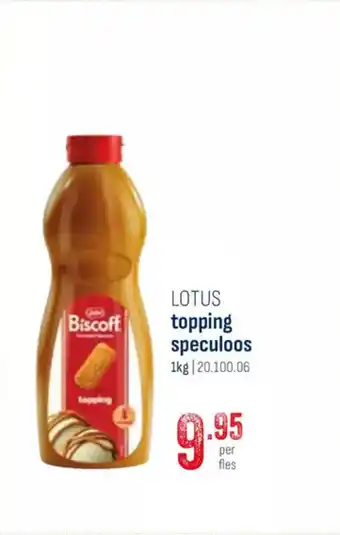 Horeca totaal Lotus topping speculoos aanbieding