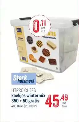 Horeca totaal Htpro chefs koekjes wintermix aanbieding