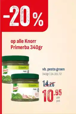 Horeca totaal Op alle knorr primerba aanbieding