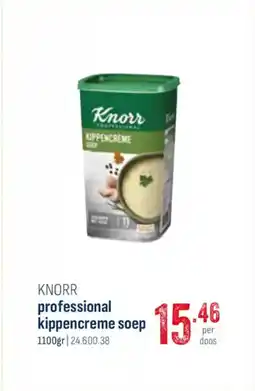 Horeca totaal Knorr professional kippencreme soep aanbieding